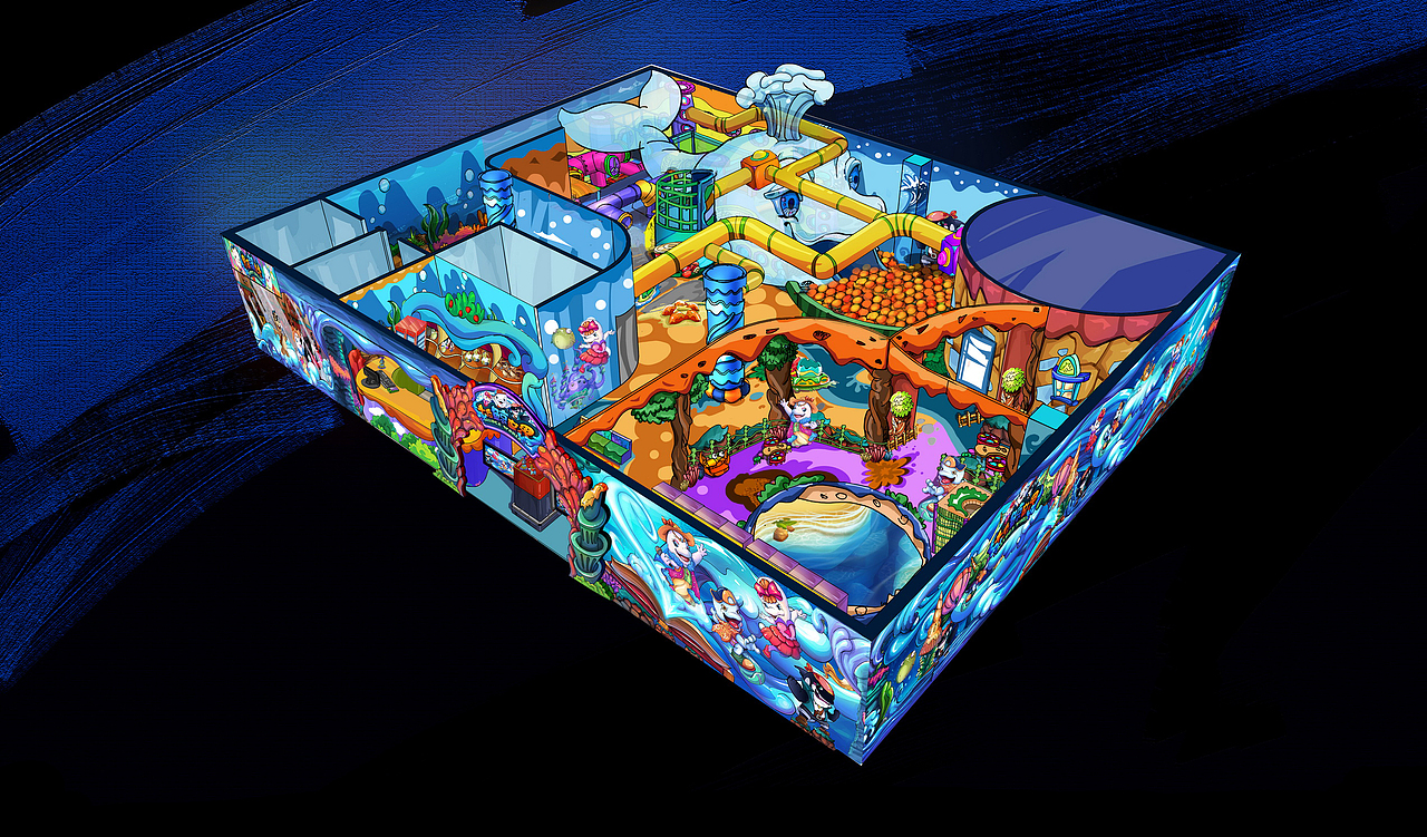 儿童乐园鸟瞰图