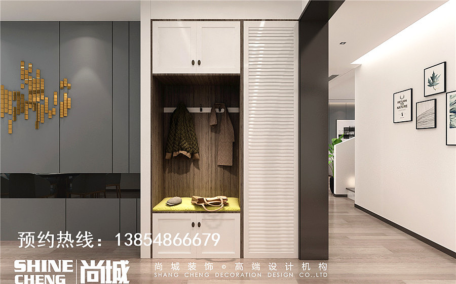 泰安五矿万境水岸联排别墅户型现代简约风格装修效果图（图ZMTU2MTU1MzYw） - 家装设计 - 站酷设计师泰安尚城装饰原创素材 - 站酷ZCOOL