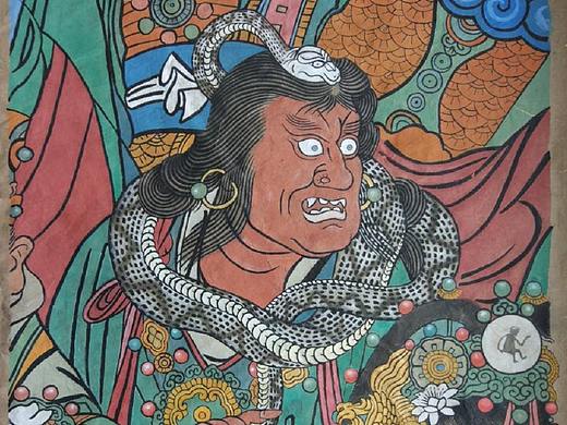 国画，壁画，三清殿，永乐宫，散花飞仙，敦煌壁画