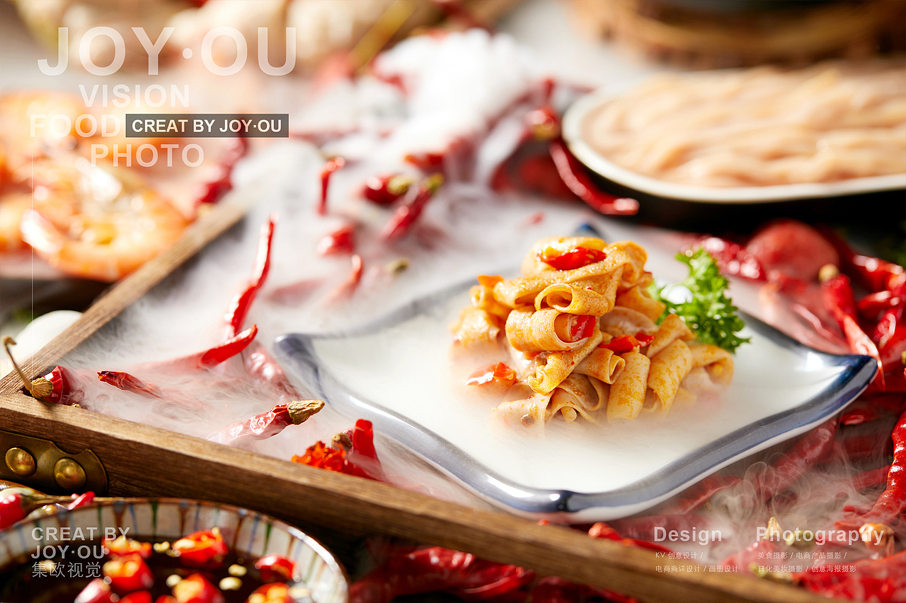 美食摄影|火锅必点!!可以嗦的鸭肠