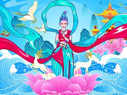 舞動魅影—榮耀所見皆為美全球設(shè)計大賽插畫作品