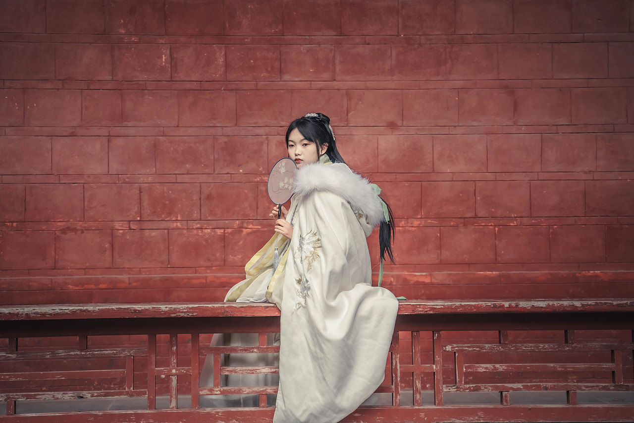 崇州魇画池汉服人像