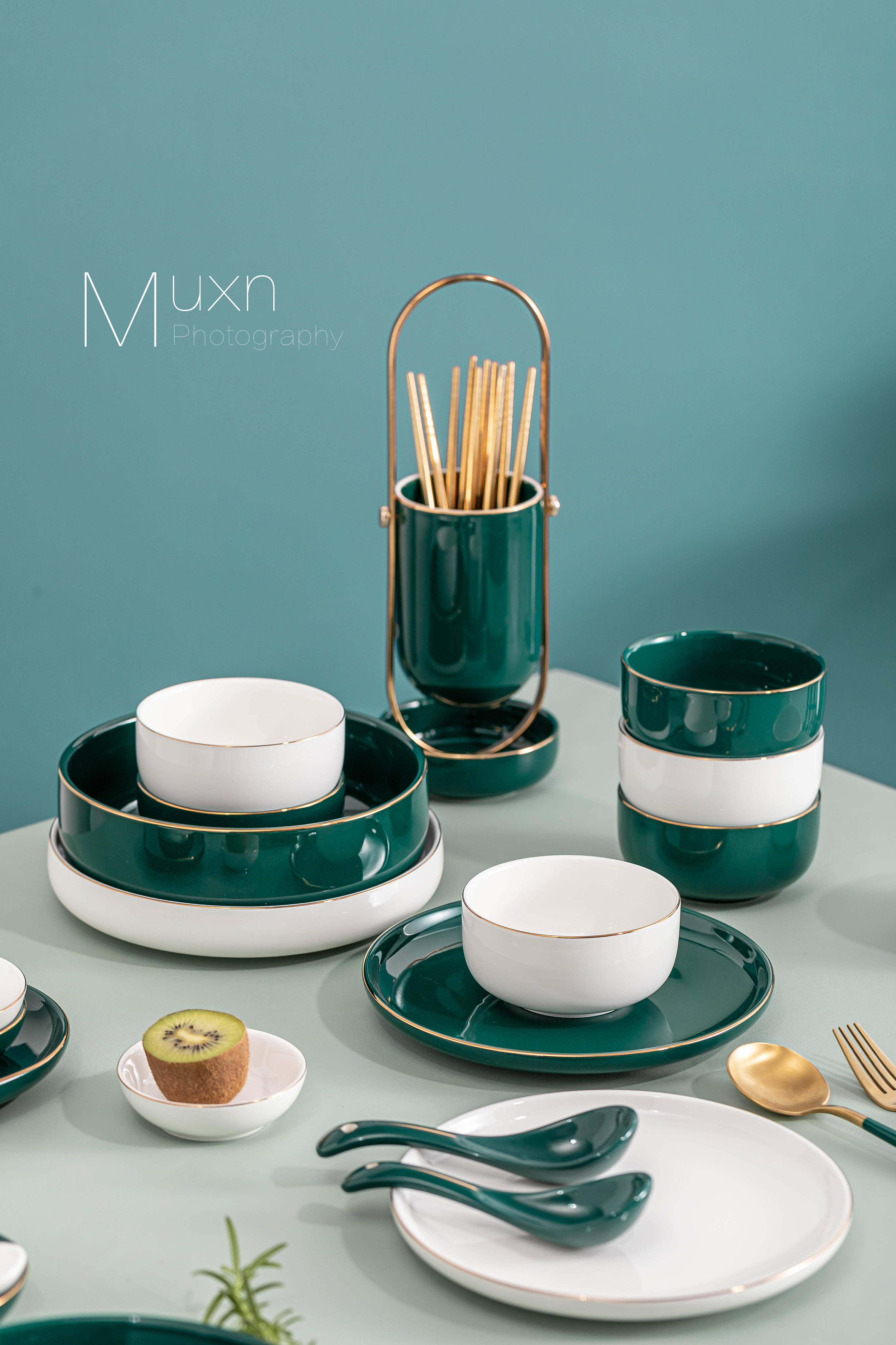 北欧简约金边双色餐具|摄影|产品摄影|muxn - 原创作品 - 站酷 (zcool