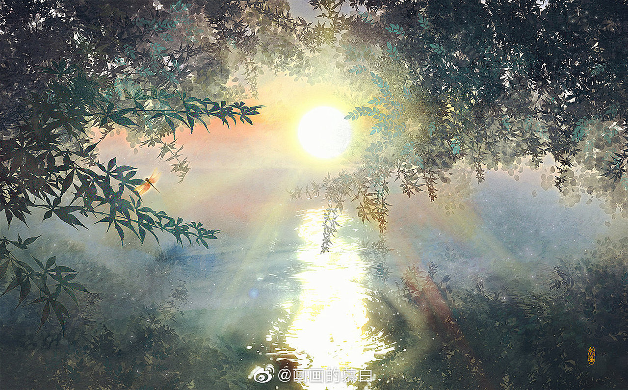2019作品集︱《踏梦山河》（图ZMTg3Mzg3NTg4） - 艺术插画 - 站酷设计师慕白__原创素材 - 站酷ZCOOL
