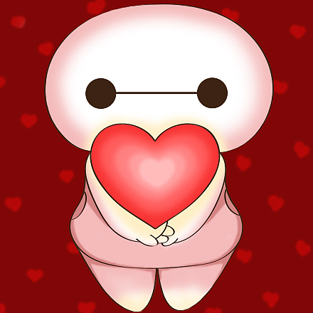 大白情侣头像|动漫|单幅漫画|画画画的小旋旋_原创作品-站酷zcool