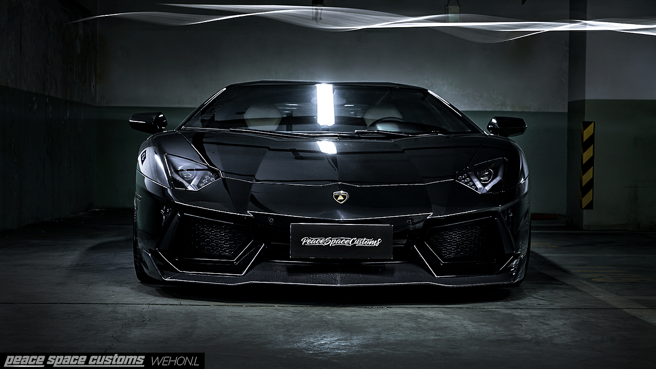 汽车摄影:兰博基尼 LP700 黑武士