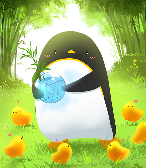 企鹅日记（图ZMzExMzAyODg=） - 商业插画 - 站酷设计师qa294446229原创素材 - 站酷ZCOOL