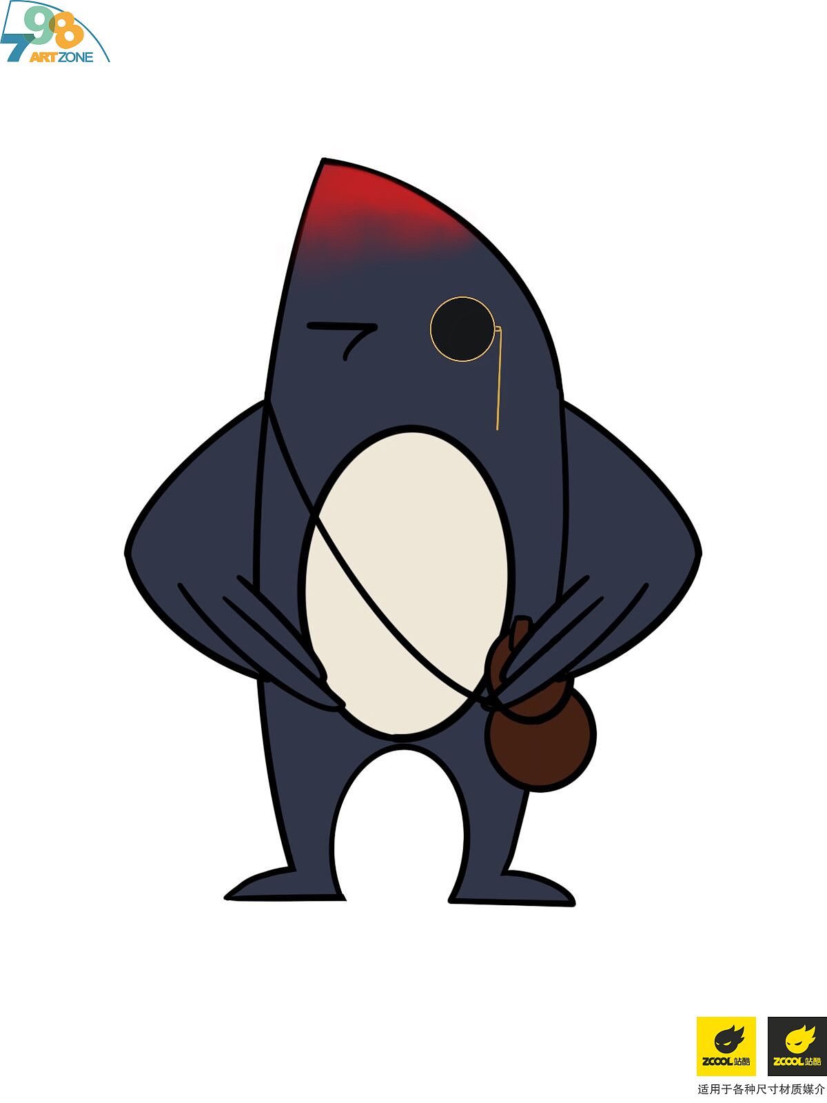 吃酒吧潮玩（图ZMjA5NjkwMDgw） - IP形象 - 站酷设计师N3WN3W原创素材 - 站酷ZCOOL