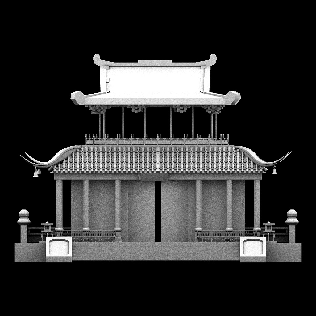 汉代建筑模型（图ZNTY3NjEyNDg=） - 建筑/空间 - 站酷设计师甘一原创素材 - 站酷ZCOOL