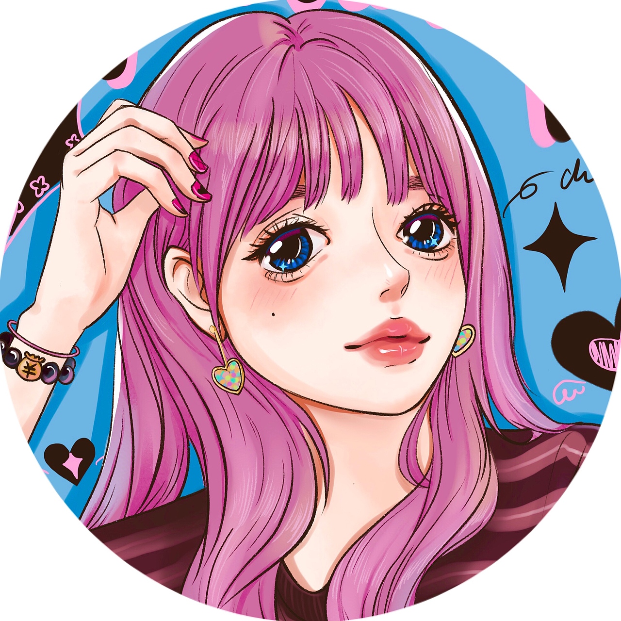 头像创作（图ZMzI0MjM0NTY4） - 创作习作 - 站酷设计师大帅柴原创素材 - 站酷ZCOOL