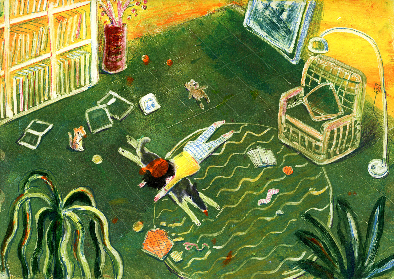 淘气的毛孩子（图ZMjUxNzAwODAw） - 创作习作 - 站酷设计师闷豆m_douer原创素材 - 站酷ZCOOL