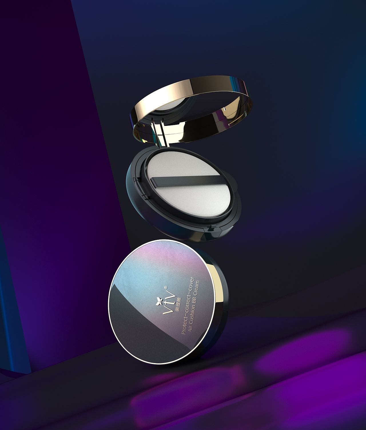 气垫BB霜 化妆品 C4D octane（图ZMTI3OTI2MDg0） - 其他三维 - 站酷设计师GUMM原创素材 - 站酷ZCOOL