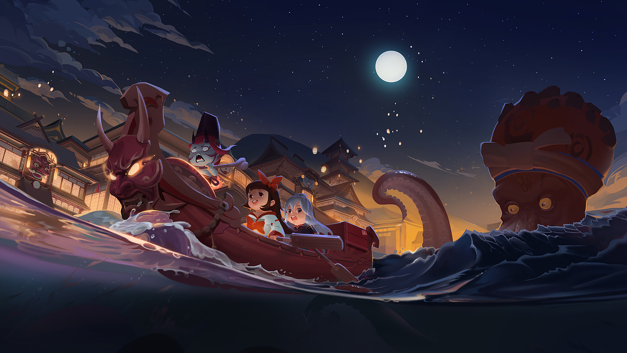 不夜城的大怪物（图ZMjU1ODQyODY4） - 概念设定 - 站酷设计师丶摩尛卡原创素材 - 站酷ZCOOL