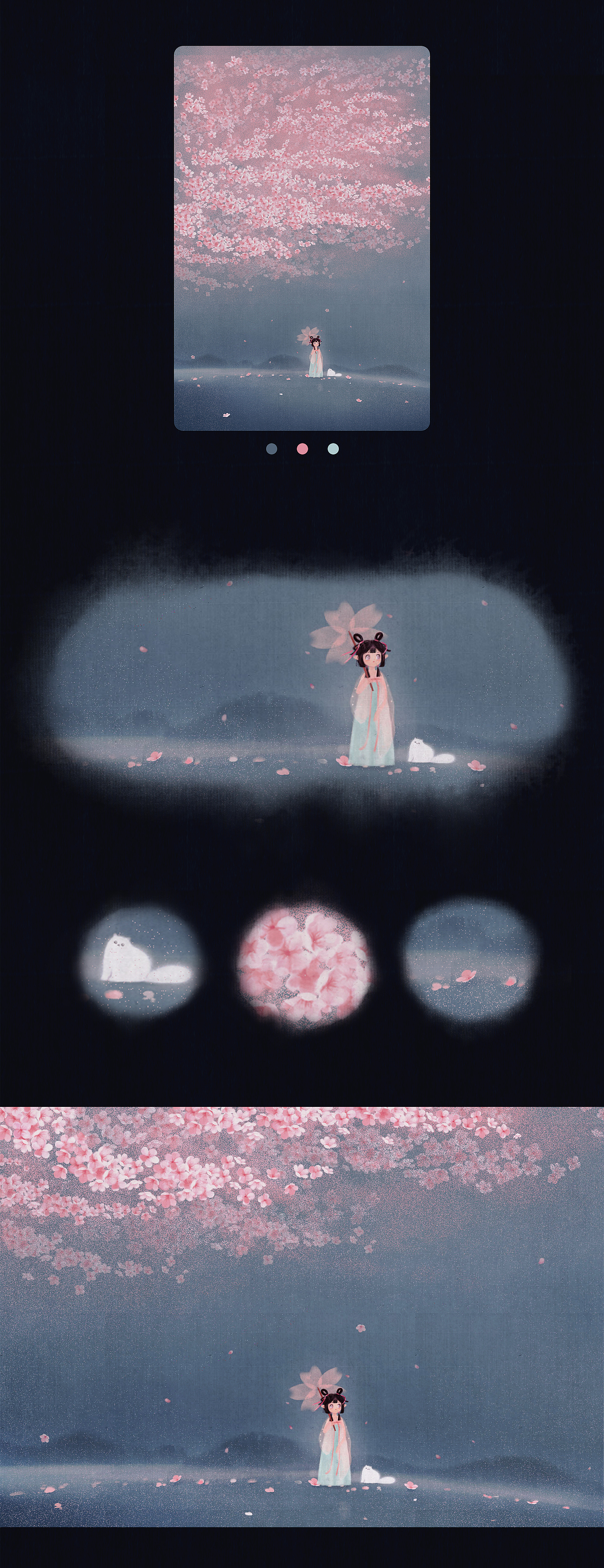 樱花雨（图ZMjg2Mzk1ODAw） - 创作习作 - 站酷设计师致命的九层糕原创素材 - 站酷ZCOOL