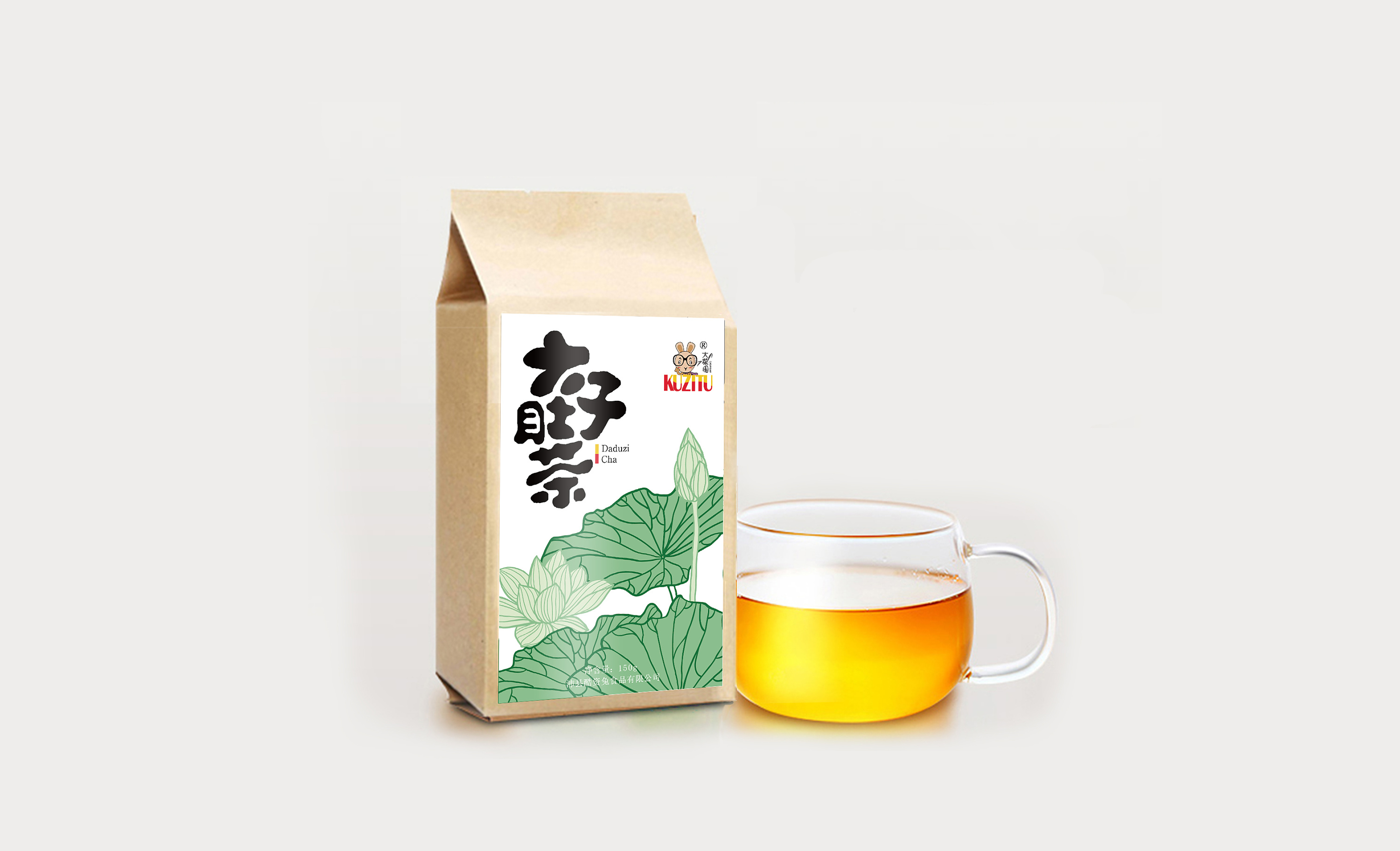 酷姿兔养生茶包装设计