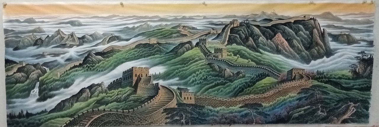 画家李海英山水作品（图ZMzE3MTE2Nzg0） - 绘画 - 站酷设计师墨林院字画店原创素材 - 站酷ZCOOL