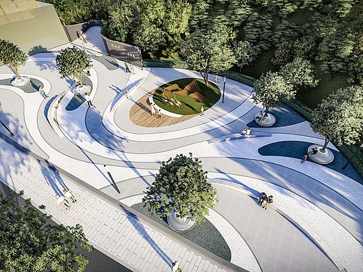 山体步道入口广场设计