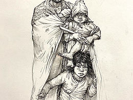 速寫也可以畫的很有意思！張沖速寫作品「衍升畫室」