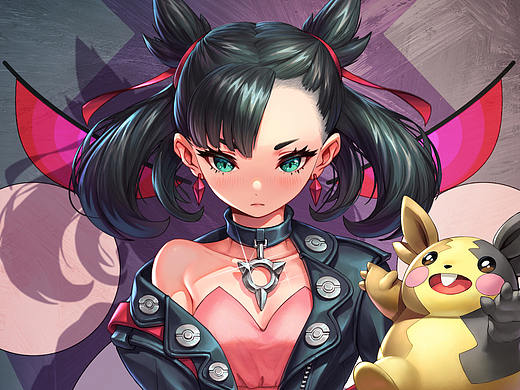 口袋妖怪剑盾 Pokemon Sword/Shield 玛俐同人绘制
