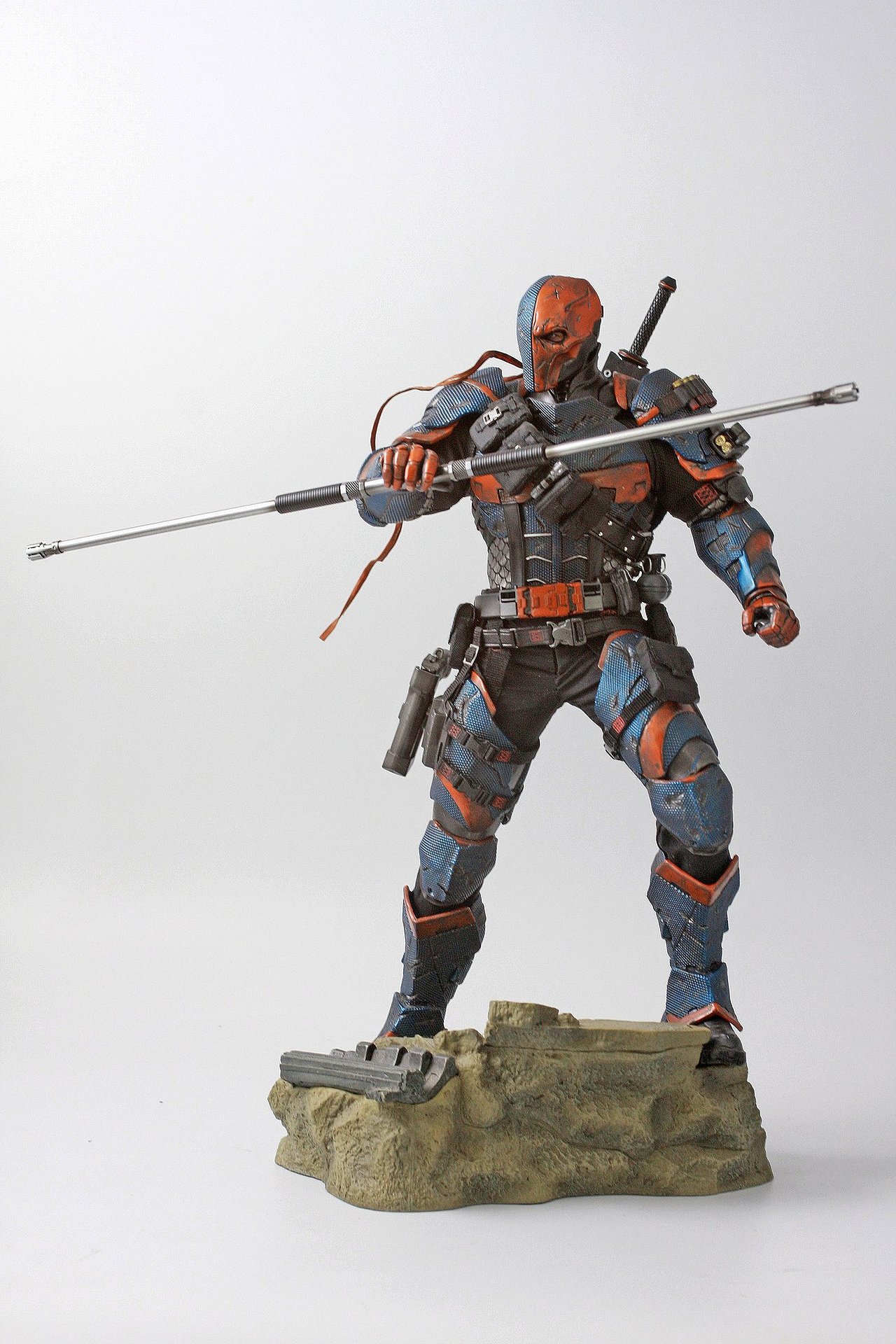 hottoys 阿卡姆骑士 丧钟 包胶素体改造 做旧|手工艺|手办/模玩|眉间