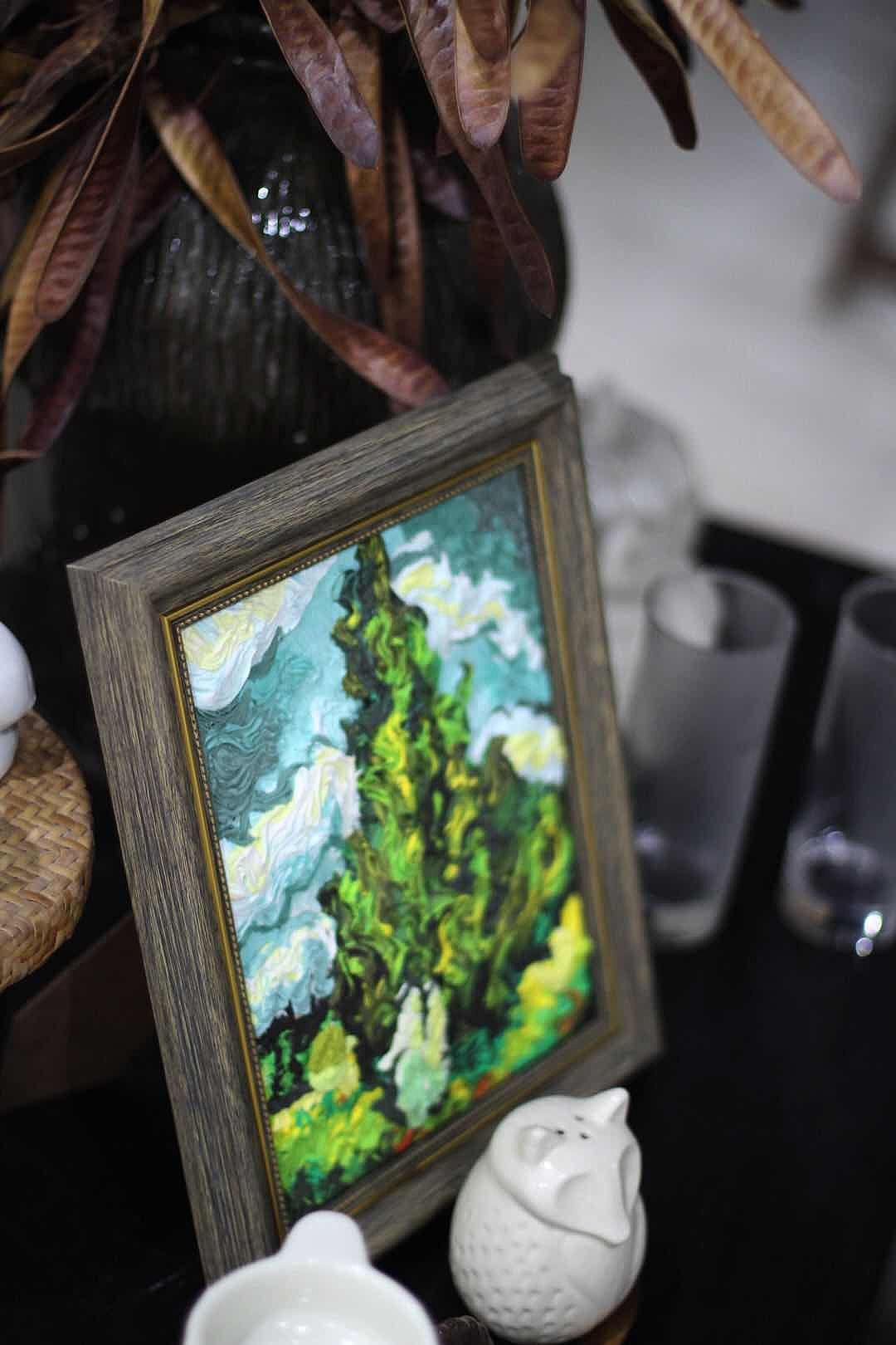 天奇的粘土浮雕画