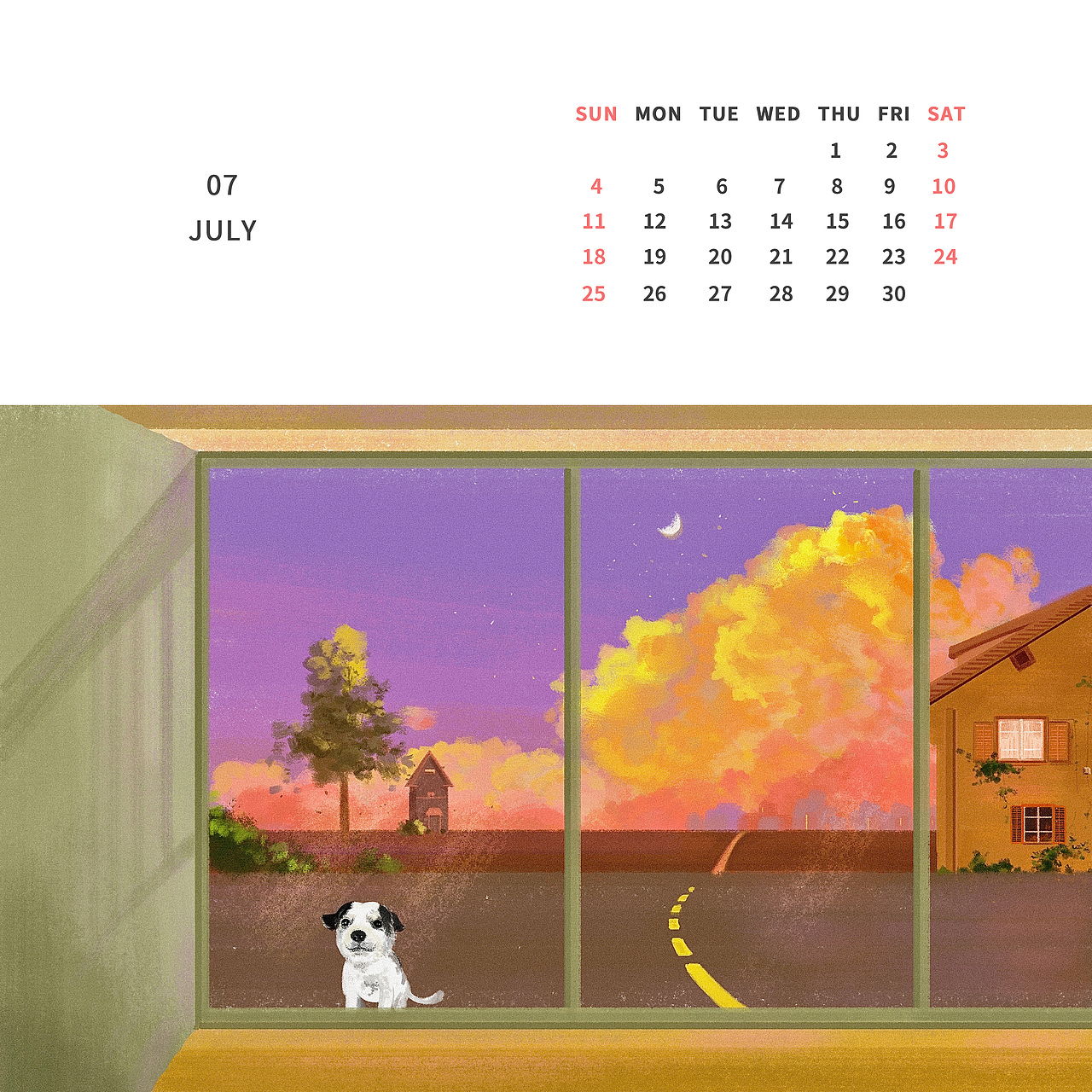 2021插畫日歷-閃閃發(fā)光的時刻（圖ZMjM2NTI3MTY0） - 創(chuàng)作習(xí)作 - 站酷設(shè)計師酒釀mori原創(chuàng)素材 - 站酷ZCOOL