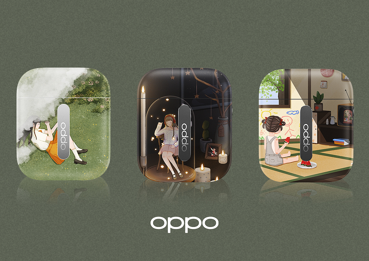 OPPO Enco Free耳機(jī)套設(shè)計大賽（圖ZMTkyMzk2NTcy） - 圖案 - 站酷設(shè)計師fuoco火火原創(chuàng)素材 - 站酷ZCOOL