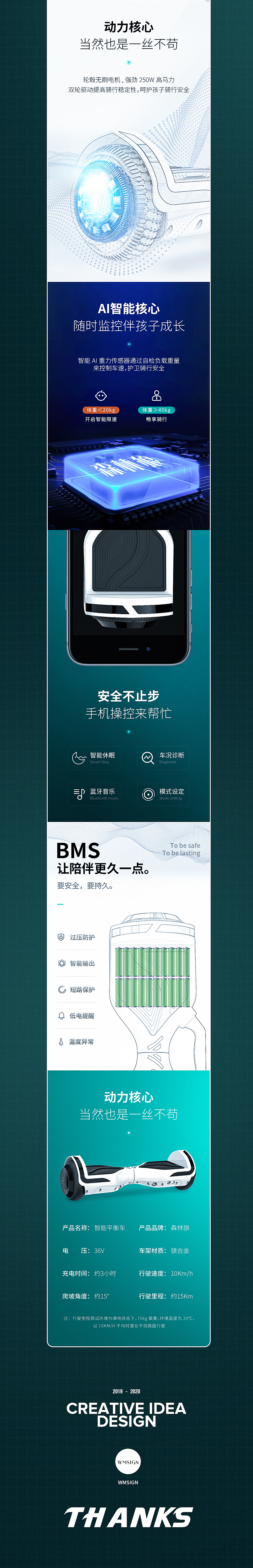 智能平衡车详情页设计（图ZMjEyMjkzNjA4） - 电商 - 站酷设计师Wmsign原创素材 - 站酷ZCOOL