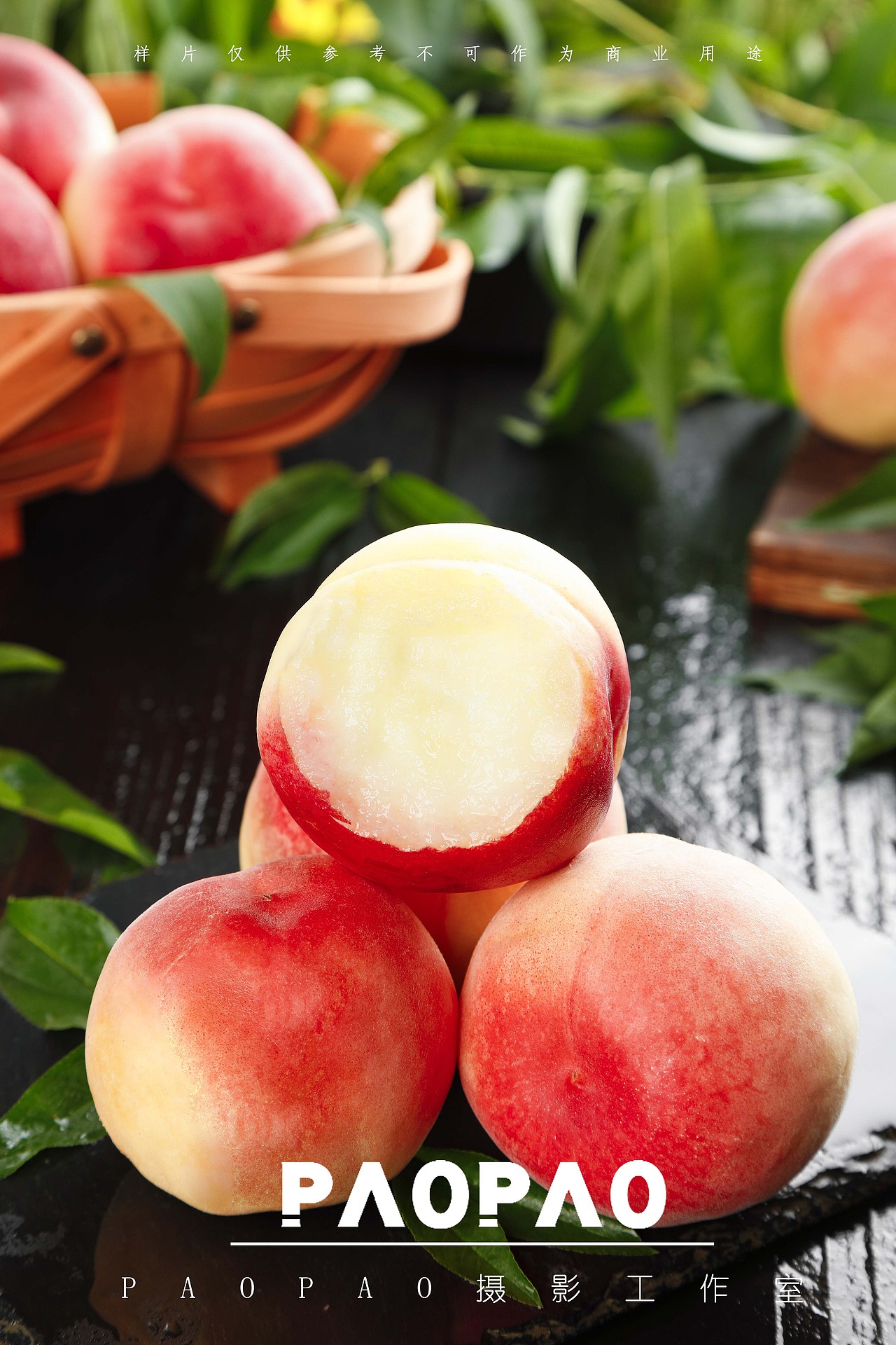 鲜甜甘美,肉嫩多汁的水蜜桃_paopao摄影工作室-站酷zcool