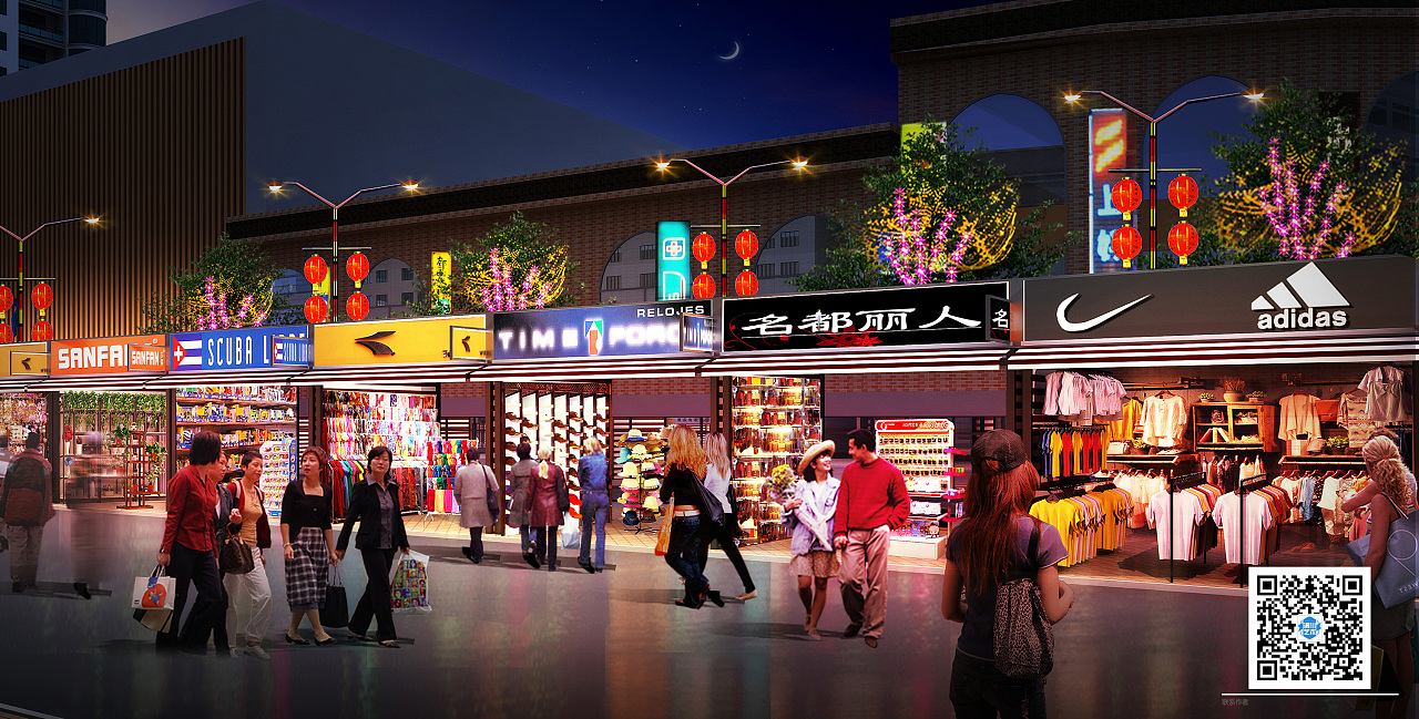 兰州夜市效果图