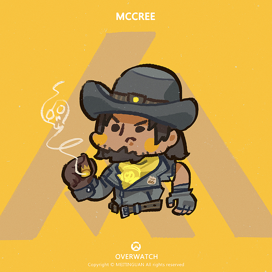 守望先锋哈瓦那行动Q版头像（图ZMTU0NjE2Njky） - 艺术插画 - 站酷设计师MEITINGUAN原创素材 - 站酷ZCOOL