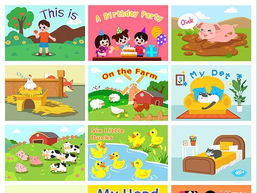 儿童英语卡片合集