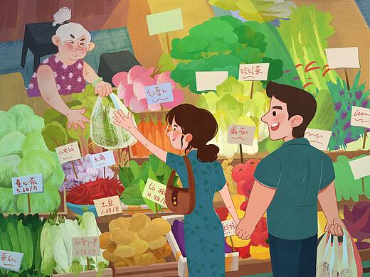 《逛菜市》-创作练习