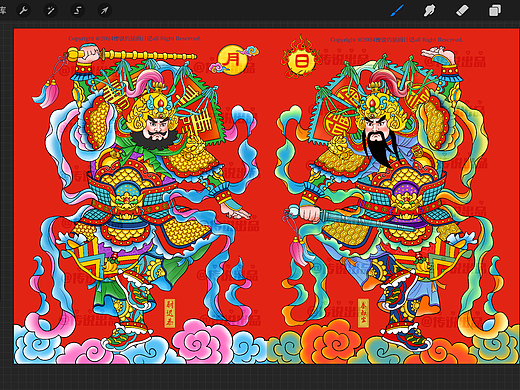 门神｜秦琼&尉迟恭