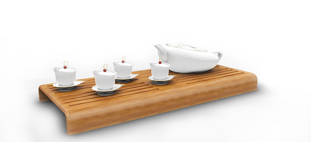 曲忆茶具纪念品设计