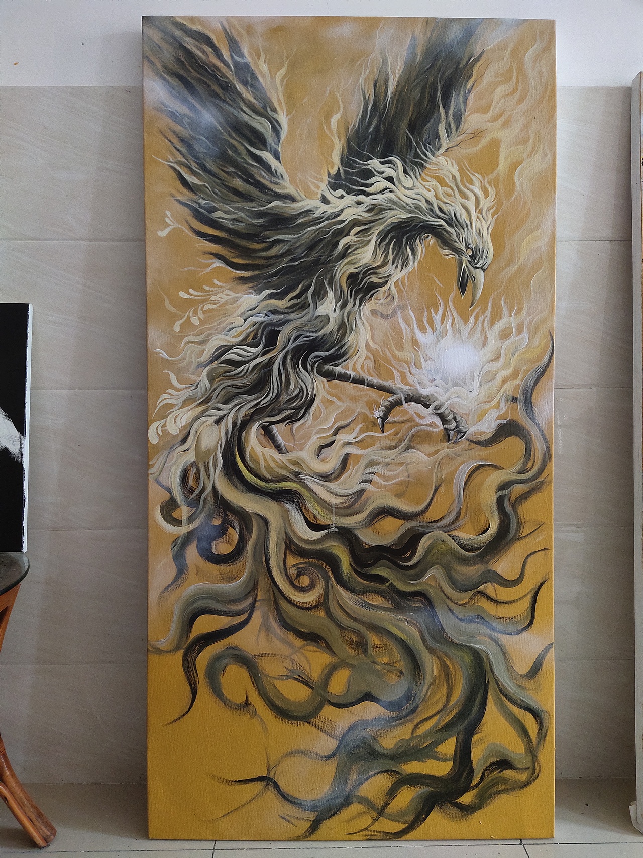 原创-《凤凰》（图ZMjExNzA0MDIw） - 绘画 - 站酷设计师老吴绘画原创素材 - 站酷ZCOOL