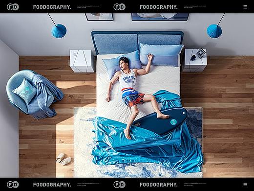 家具摄影 | 慕思V6床垫 ✖ foodography