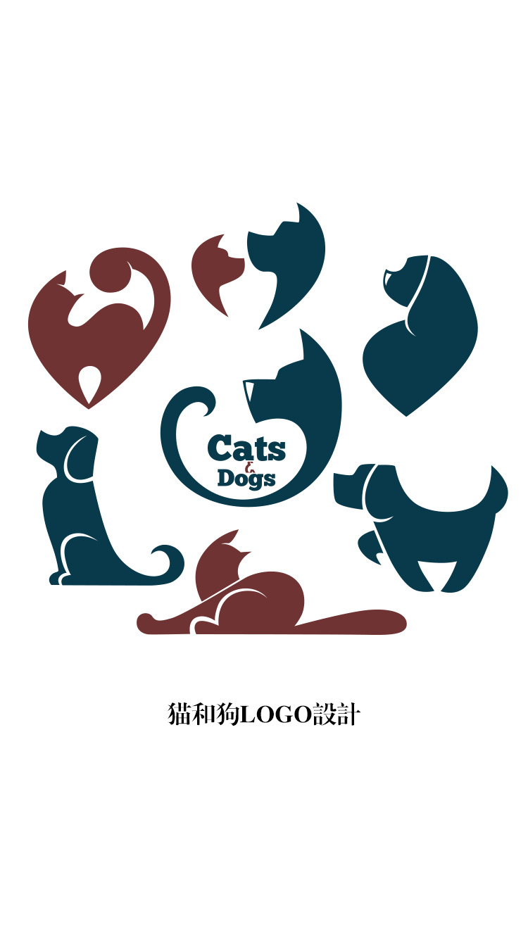 猫-狗-咖啡logo