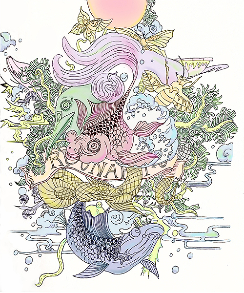 日涂（图ZMzMyNzM0NDA=） - 艺术插画 - 站酷设计师粥迷原创素材 - 站酷ZCOOL