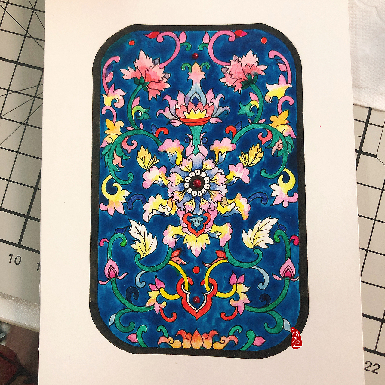 曼荼罗绘制（图ZMTc1MTIxMDQw） - 艺术插画 - 站酷设计师Jinner是伍金原创素材 - 站酷ZCOOL