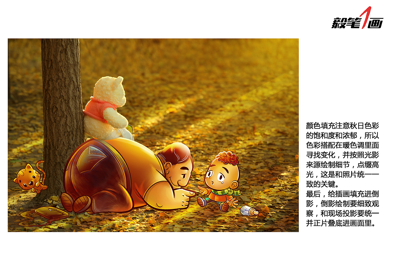 摄影遇上插画（教程8）（图ZOTYxODM4MzY=） - 艺术插画 - 站酷设计师秦毅策画原创素材 - 站酷ZCOOL