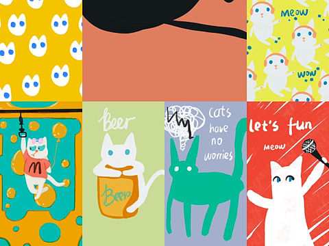 八月合集｜乱画之喵喵喵