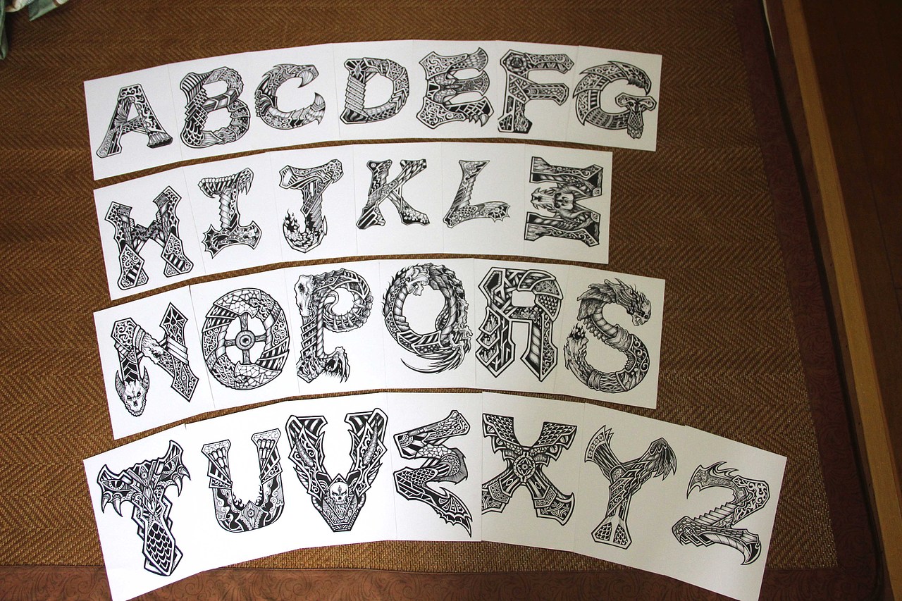 26个字母 26个坑(图ZMTg4MTA1MzI=) - 新锐潮流插画 - 站酷设计师没事闲晃悠原创素材 - 站酷ZCOOL