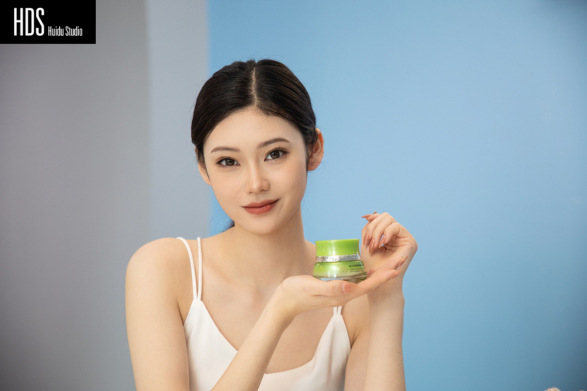 护肤品四件套产品模特展示营销视频 模特图拍摄|摄影|人像摄影|hds