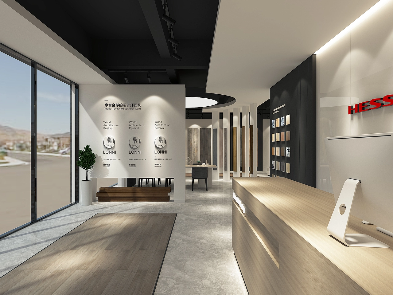 品牌地板展厅设计案例