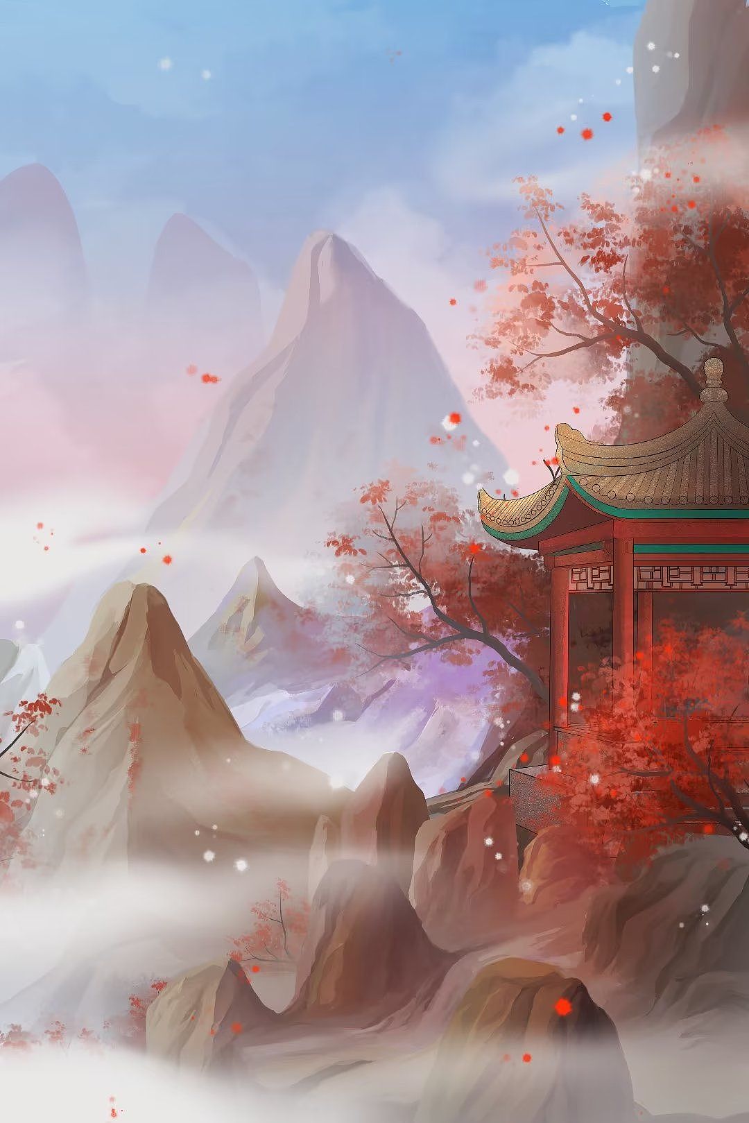场景，风景（图ZMzQwODIzNjc2） - 商业插画 - 站酷设计师Z24197610原创素材 - 站酷ZCOOL