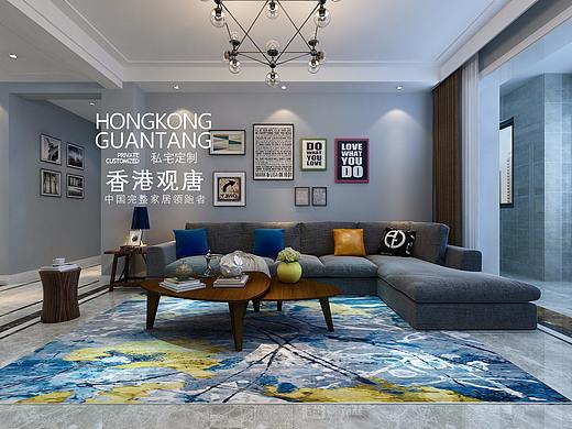 现代简约风|滕州涵翠苑120现代简约风格装修效果图