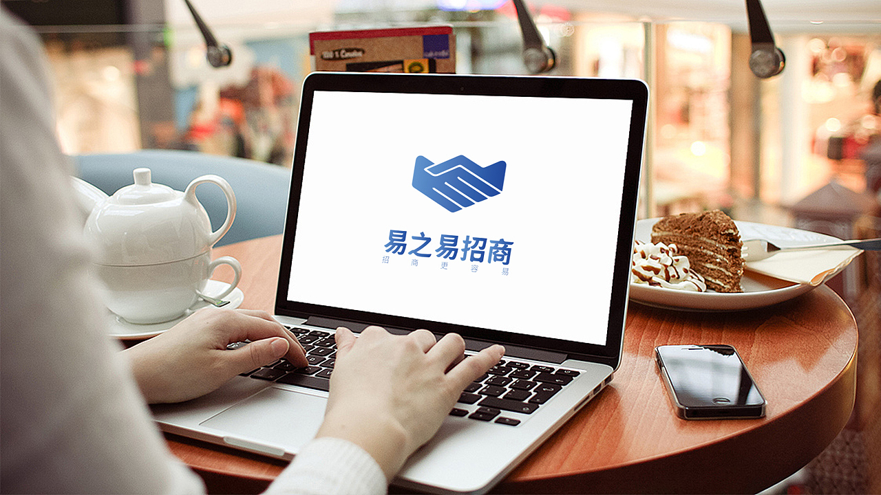 易之易招商服务中心-蓝海（图ZMjQwMDI3MzQ0） - Logo - 站酷设计师鲁军原创素材 - 站酷ZCOOL