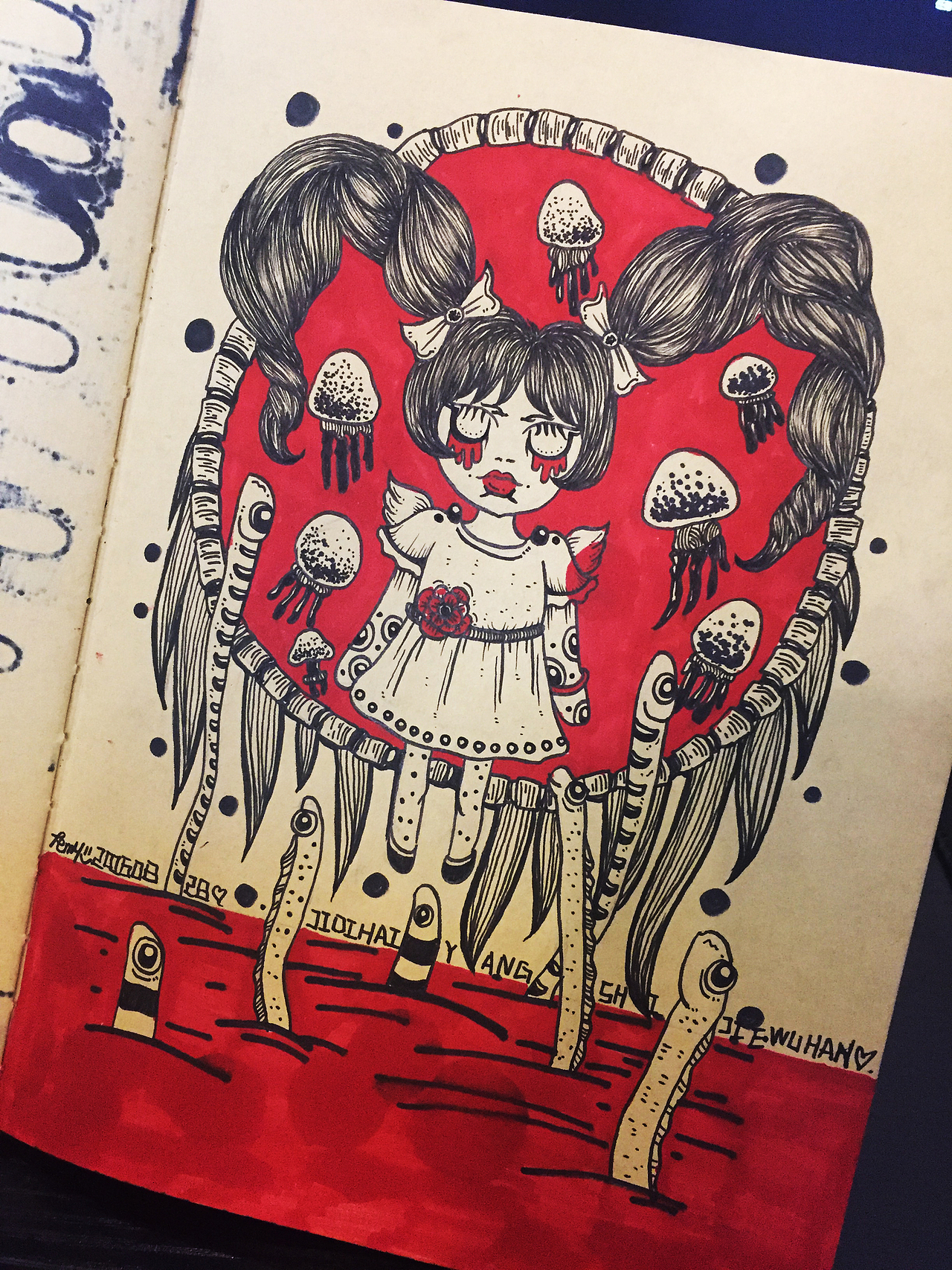 告别懒惰，9-10月部分练手绘画。