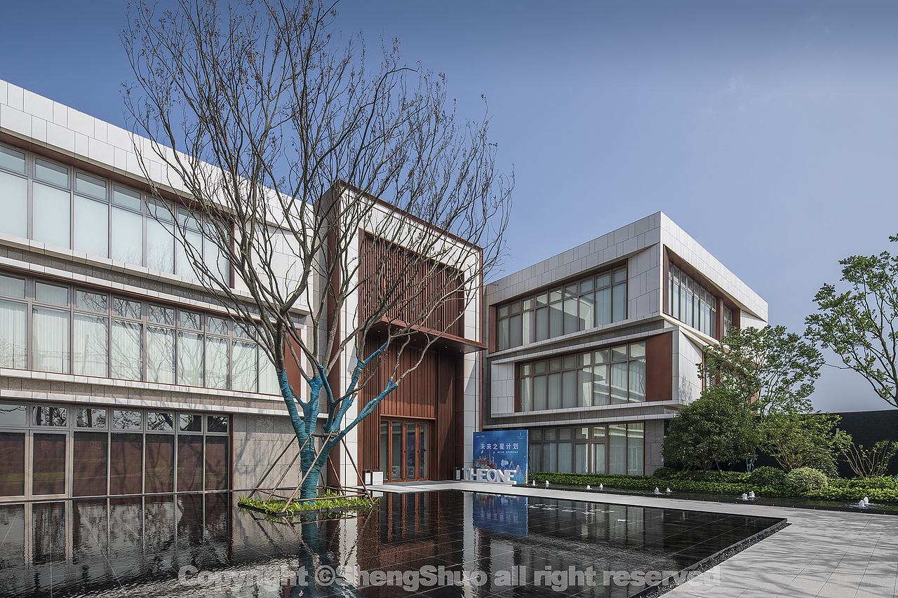 徐州大龙湖壹号售楼处景观拍摄（图ZMjY3MTQ0OTgw） - 环境/建筑摄影 - 站酷设计师盛硕建筑空间摄影原创素材 - 站酷ZCOOL